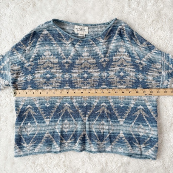 Denim & Supply Ralph Lauren Aztec Tribal Print Knit Sweater M Western Vintage - Picture 7 of 8